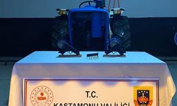 Kastamonu'da çalınan traktör ahırda bulundu