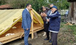 Kaymakam Doğancı'dan ceviz üreticisine ziyaret