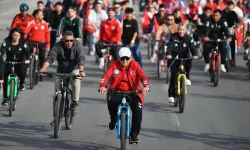 Kayseri 'Cumhuriyetin Gücüyle' pedalladı