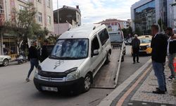 Ordu'da trafik kazası güvenlik kamerasınca kaydedildi