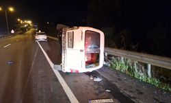 Samsun'da hafif ticari araçla çarpışan otomobilin sürücüsü yaralandı