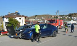 Samsun'da iki otomobilin karıştığı kazada 1 kişi yaralandı