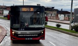 Samsun'da kamyonet ile çarpışan halk otobüsündeki 2 yolcu yaralandı