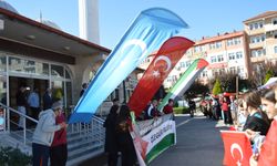 Samsun'da 'Nehirden denize özgür Filistin' yürüyüşü yapıldı
