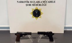 Samsun'da ruhsatsız silah operasyonunda 2 zanlı yakalandı