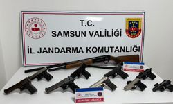 Samsun'da sosyal medyadan havaya ateş ettiği belirlenen 10 zanlı yakalandı