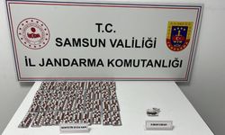 Samsun'da uyuşturucu bulunan ticari taksideki 2 zanlı gözaltına alındı