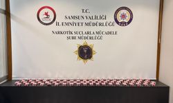 Samsun'da uyuşturucu operasyonunda 6 bin 170 sentetik ecza ele geçirildi