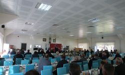 Tokat İl Özel İdaresi Genel Sekteri ve İl Genel Meclis Başkanı muhtarlarla bir araya geldi