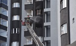 Trabzon'da apartmanda çıkan yangında 1 kişi yaralandı