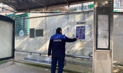 İZİNSİZ AFİŞLER KALDIRILDI