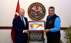 AFAD Deprem ve Risk Azaltma Genel Müdürü Tatar'dan Kastamonu Valisi Dallı'ya ziyaret