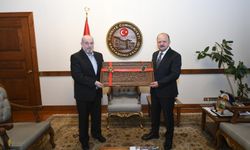 Ahşap oyma ustası Özeflanili'den Kastamonu Valisi Dallı'ya ziyaret