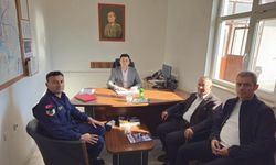 Almus Kaymakamı Çömen, jandarmayı ziyaret etti