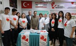 Amasya'da organ bağışı bilgilendirme standı açıldı