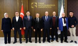 Anadolu Vakfı heyetinden TOGÜ Rektör Yılmaz'a ziyaret
