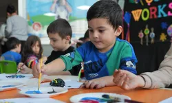 Ankara Keçiörenli çocuklar Workshop ile doyasıya eğlendi