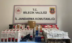 Bilecik Jandarması'ndan kaçak tütün ve silah operasyonu