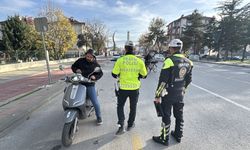 Bolu'da dron destekli trafik uygulaması yapıldı