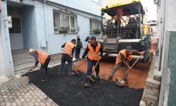 Bursa Osmangazi'de eski asfaltlar yenileniyor