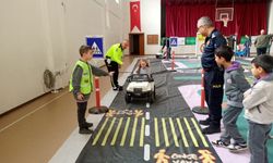 Çarşamba'da öğrencilere trafik eğitimi verildi