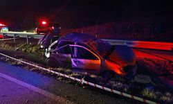 Çorum'da devrilen otomobildeki 1 kişi öldü, 2 kişi yaralandı