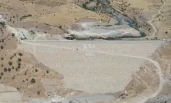 Diyarbakır'da Çermik Kale Barajı'nda su tutuldu