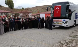 Erzurum'dan 36 şehit yakını aile Çanakkale'ye uğurlandı