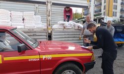 Eynesil'de çiftçilere tarım kireci tedarik edildi