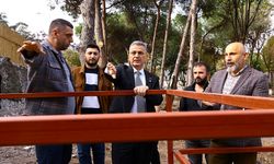 Gazi Kafe Park'ta yenileme çalışmaları sürüyor