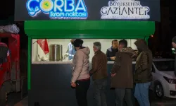 Gaziantep'te 39 noktada sıcak çorba ikramı