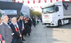 Gebze'den Gazze'ye kardeşlik eli... 10 yardım tırı dualarla uğurlandı