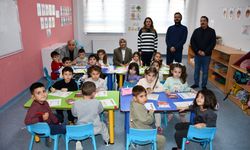 Gümüşhacıköy Kaymakamı Güneş, anaokulu öğrencilerini ziyaret etti