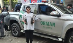 Hanönü'de Orman İşletme Müdürlüğü 1500 fidan dağıttı