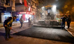 İzmir Bornova'da gece mesaisi