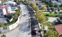 İzmir'de Urla'ya iki caddeye yeni çehre 