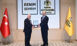 Konya'da Bakan Güler'den Başkan Altay'a ziyaret