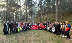 Kunduz Ormanları'nda Cumhuriyet Bayramı doğa yürüyüşü düzenlendi