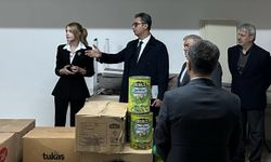 Ladik'te deprem afet deposu açıldı