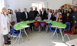 Merzifon Kaymakam Karaaslan, rehabilitasyon merkezlerini ziyaret etti