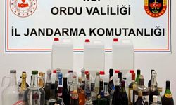 Ordu'da 205 litre sahte alkol ele geçirildi