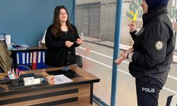 Salıpazarı'nda polis ekipleri KADES'i anlattı