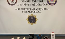 Samsun'da bir binanın çatı katında uyuşturucu madde ele geçirildi