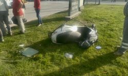 Samsun'da ciple çarpışan motosikletteki çift ağır yaralandı