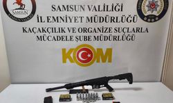 Samsun'da ruhsatsız silah operasyonunda 1 zanlı yakalandı