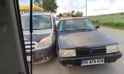 Samsun'da trafiği tehlikeye düşüren sürücüye 15 bin 406 lira ceza