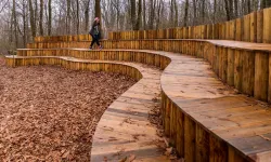 Sonbaharda huzurun adresi Ormanya'da kartpostallık görüntüler