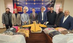 Suluovalı iş adamlarından ihtiyaç sahibi öğrencilere kışlık kıyafet yardımı