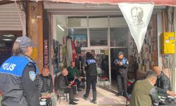 Tekkeköy'de polis, esnaf ve vatandaşlara bilgilendirme yaptı