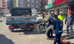 İŞGALDEKİ KALDIRIMLAR TEMİZLENİYOR